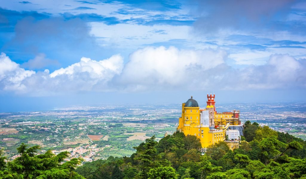 Sintra, Portugal at Pena National Palace.